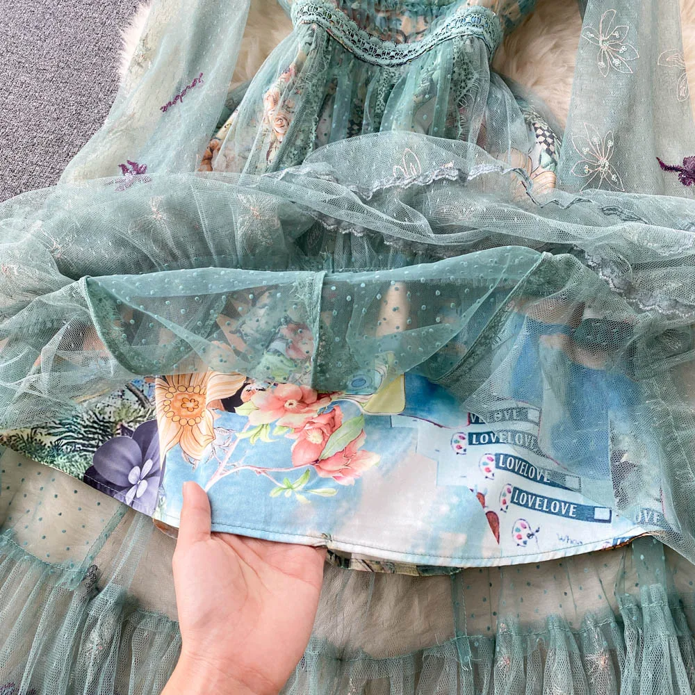 女性用メッシュドレス,エレガント,ジッパー,長袖,ラウンドネック,シック,女性用,スプライスドレス,夏,2022