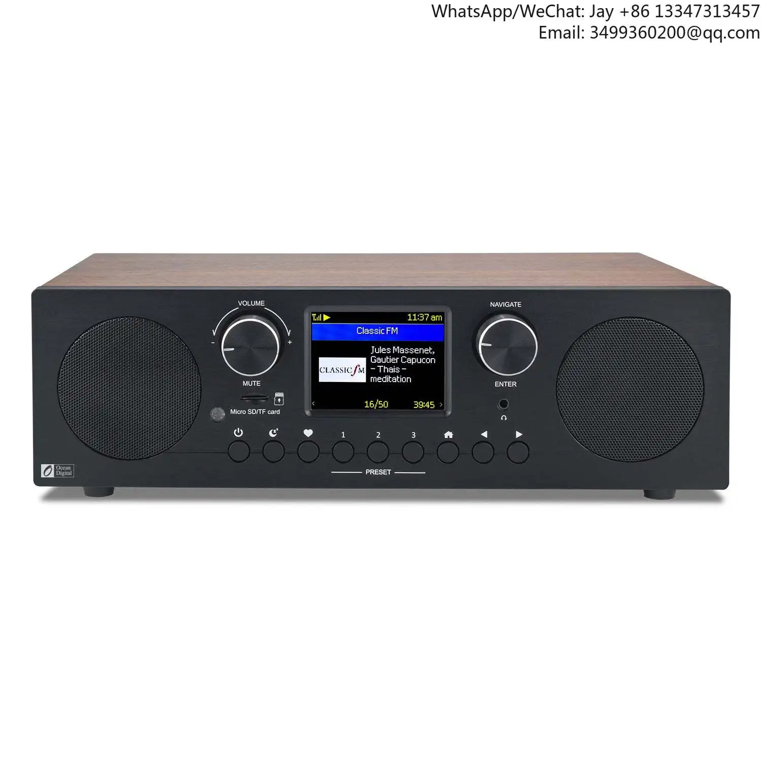 

Home Stereo Internet Wireless Radio MP3 Play Alarm Clock