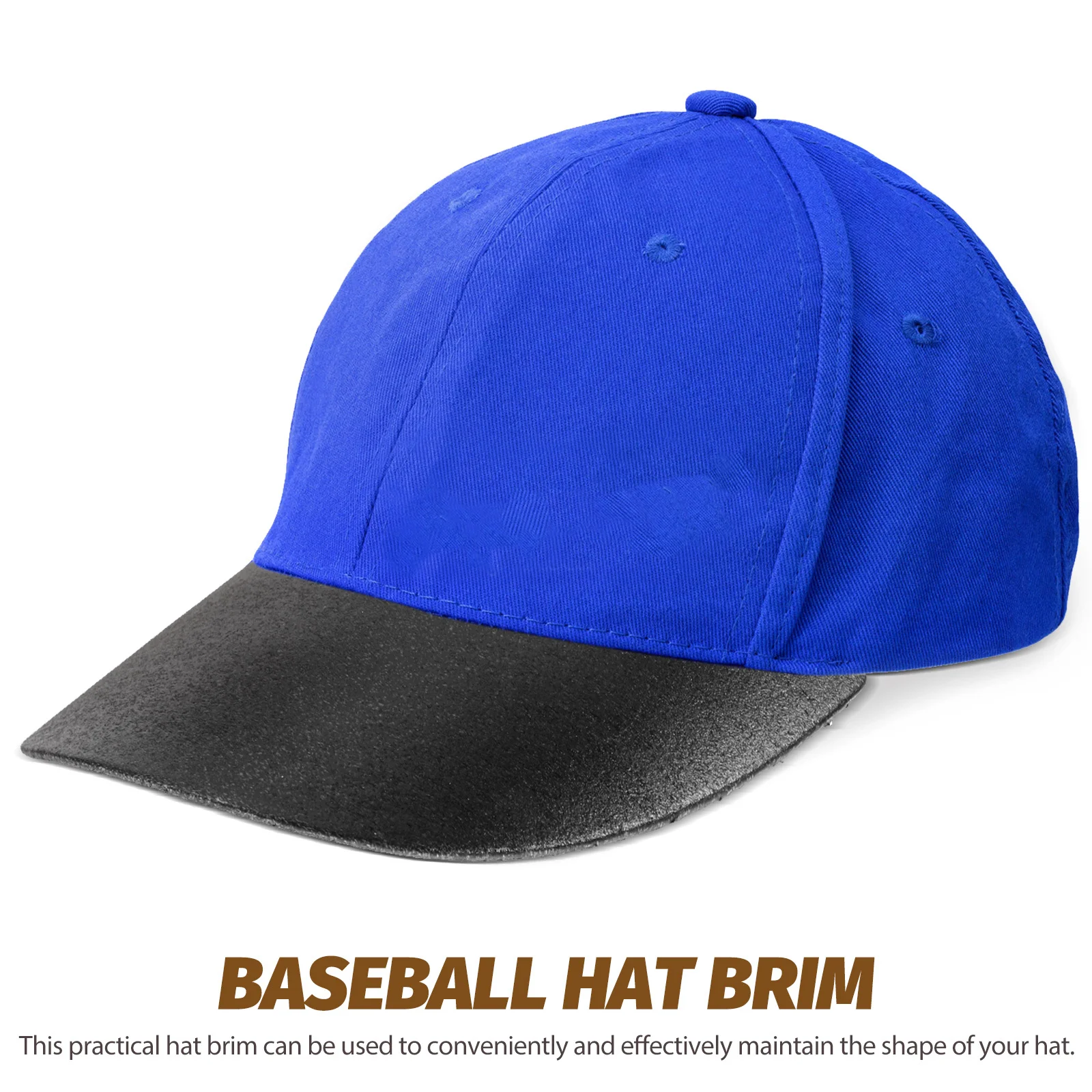 

10Pcs Hat Support Insert Baseball Cap Brim Replacement Hat Accessories Curved Visor Liner for Shape Retention Outdoor
