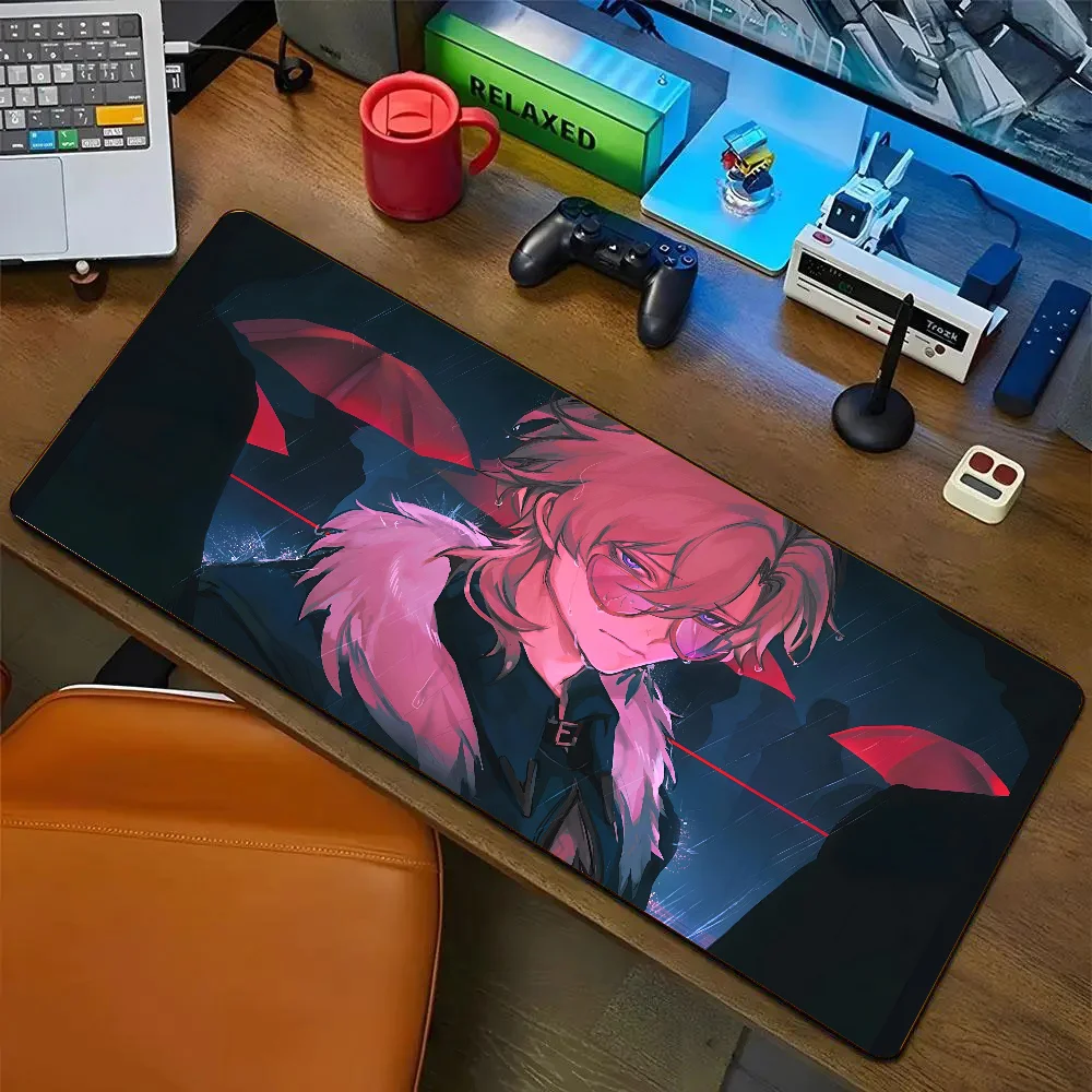 Game Aventurine Honkai Star Rail Non-slip Mouse Pad Suitable For Office Computers Laptops E-sports Game Desk Mats XXL Keyboard