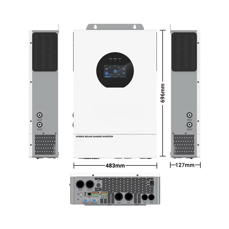 Solyx US Version 8kW Split Phase Solar Inverter 120 240V 51.2V DC 120A Charge Curren 4HP Motor Support Parallel Connection