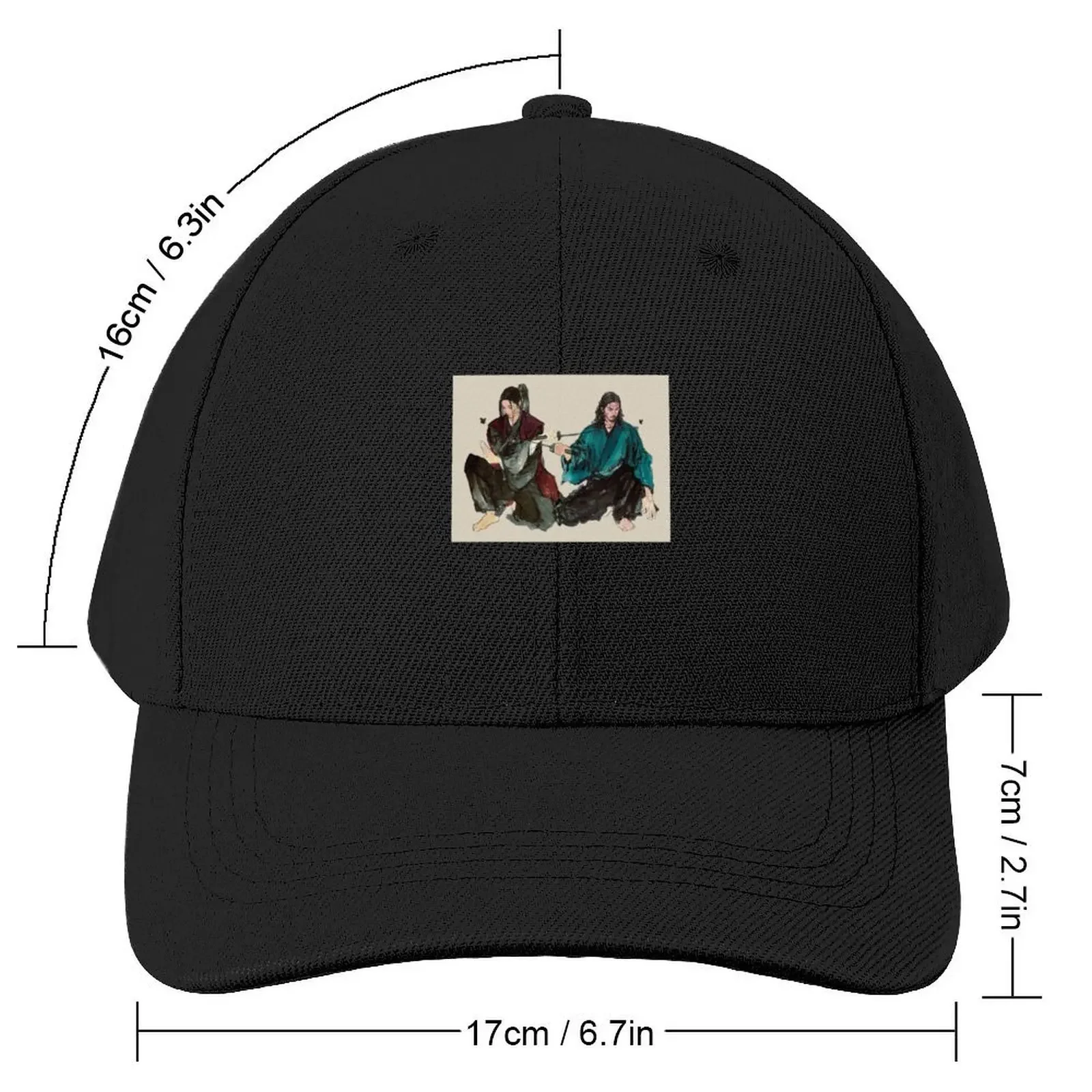 Inoue Takehiko Vagabond Manga Musashi Miyamoto vs Sasaki Kojiro ClassicCap Baseball Cap custom Hat derby hat Women Caps Men's