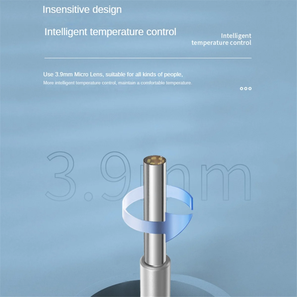 

Цифровой отоскоп A20M, инструмент для удаления ушной серы, визуальный ушной выбор, 5-дюймовый отоскоп с видимой ложкой для ушей
