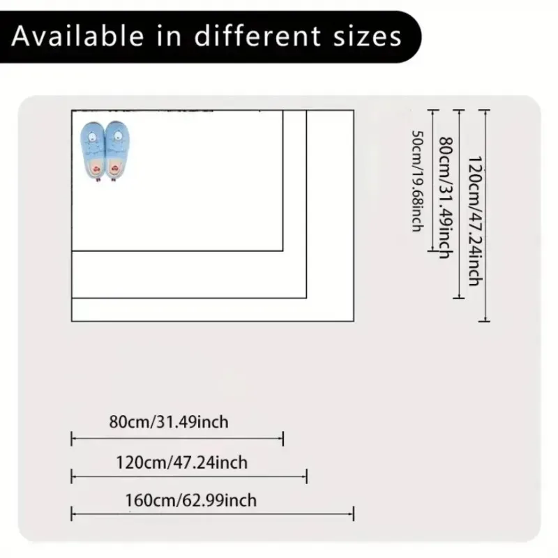 سجادة منطقة كبيرة ثلاثية الأبعاد للكراك والنفق موضوعات وهمية ثلاثية الأبعاد تأثير غرفة المعيشة مثالية لعيد الفصح مثالية للأصدقاء والعائلة