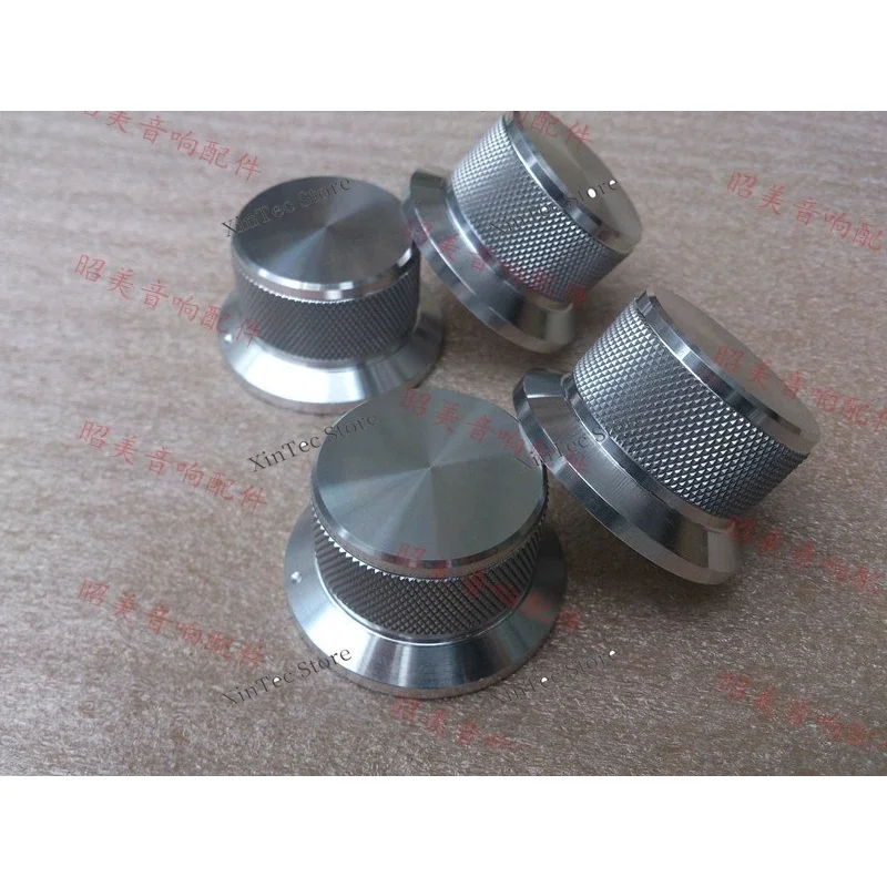 1Pcs Solid Aluminum Volume Diameter 50Mm Height 25Mm Hifi Audio Potentiometer Knob Amplifiers Buttons