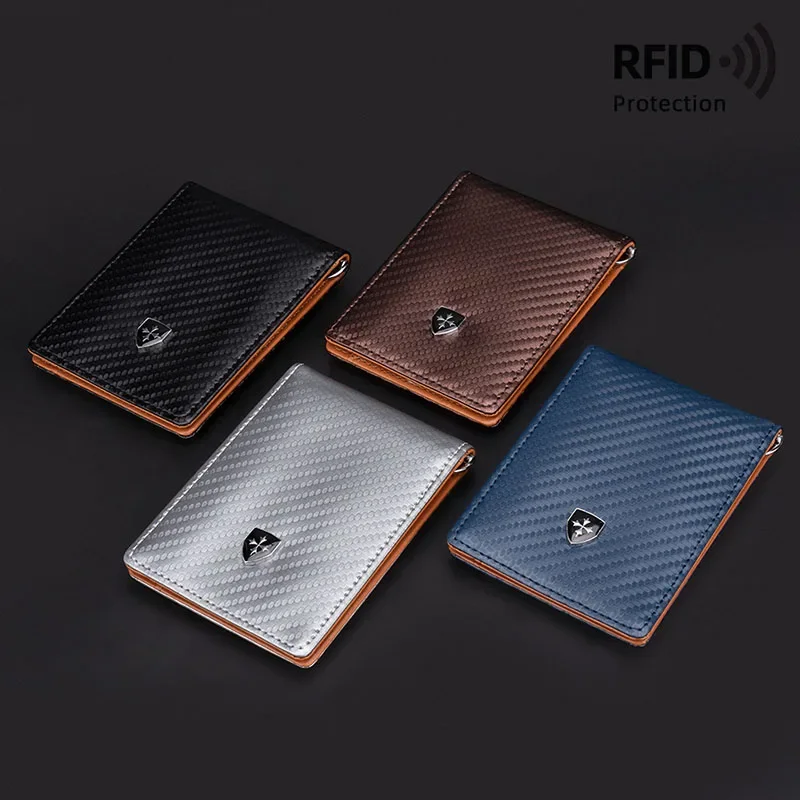 Anti Thief Rfid Credit Card Holder Smart Minimalist Wallet Pocket Men Women Slim Cardholder Bank Cash Creditcard Case Bag Purse