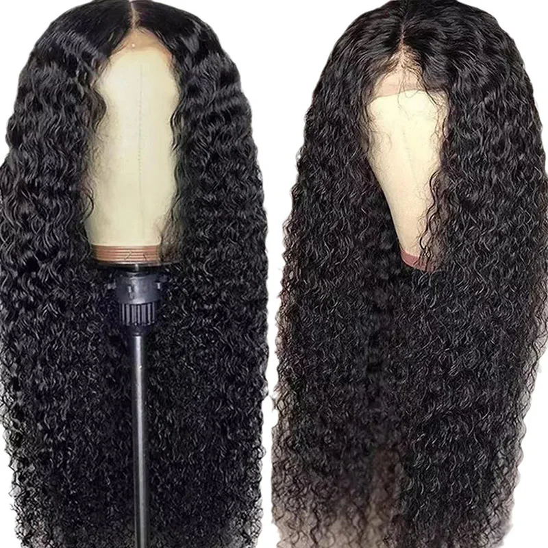 HD13x6 투명 레이스 프론트 합성 헤어 12-32인치 프리풀 루즈 딥 웨이브 워터 여성 곱슬머리 클리어런스 세일