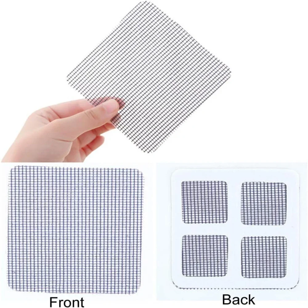 Window Screen Repair Net Window and Door Screen Repair Patch Kit Screen Net Repair Patch Adhesive Net Door Repair