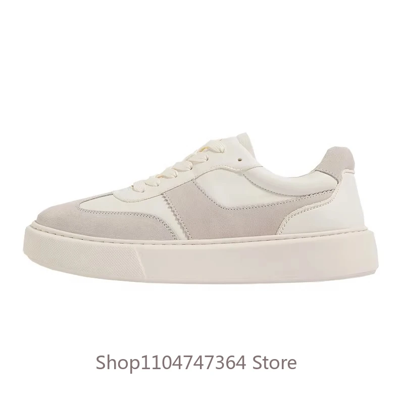 

Мужские туфли-оксфорды класса люкс на толстой подошве, повседневные спортивные кроссовки из натуральной кожи, мужские модные туфли на плоской подошве из воловьей кожи для весны и осени, молодежные