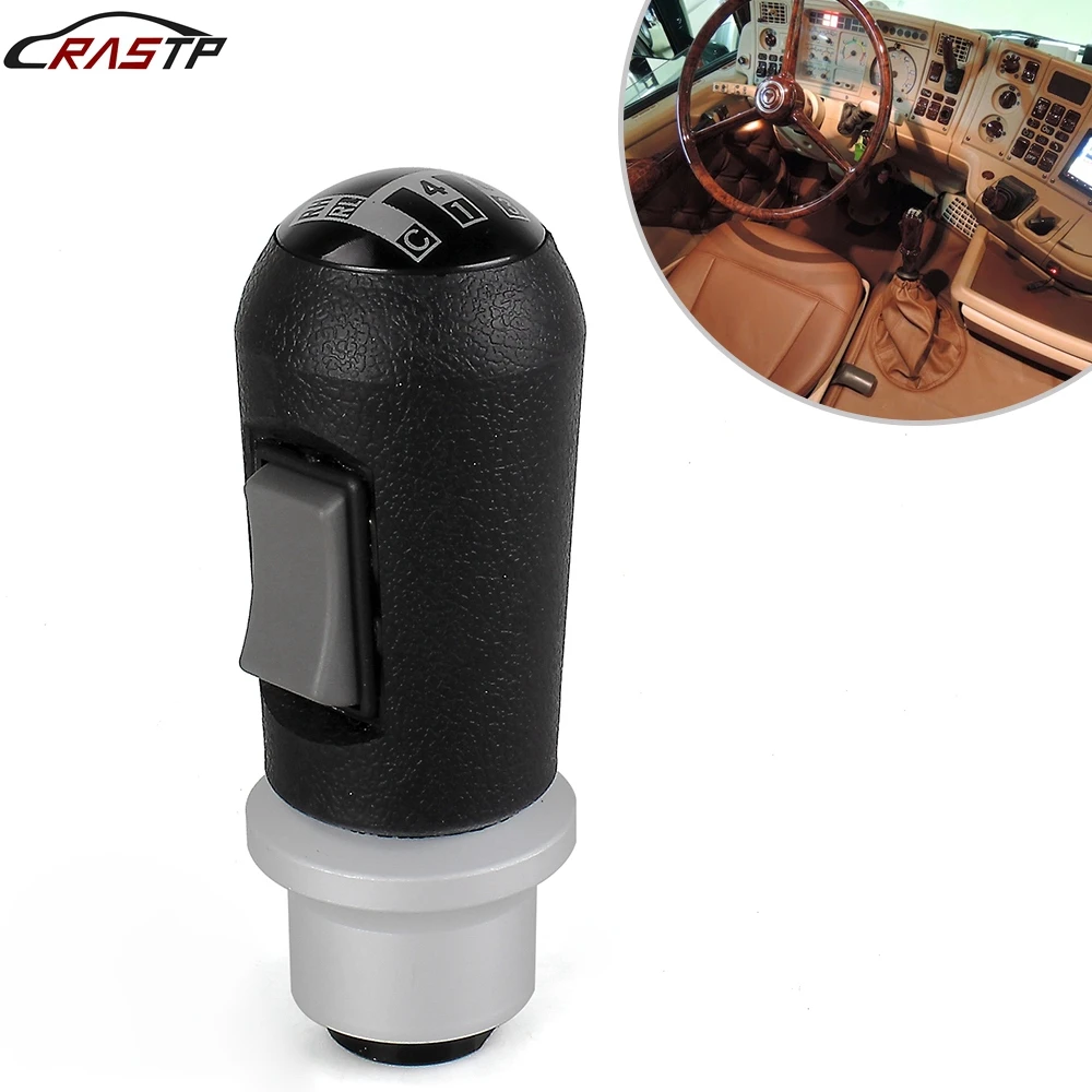 

RASTP-For Scania 3 Series 4 Series 6 Speed+R+C Gear Shift Knob With Gearbox Splicer Switch Gear Shifter Lever Knob 1377386 TS010