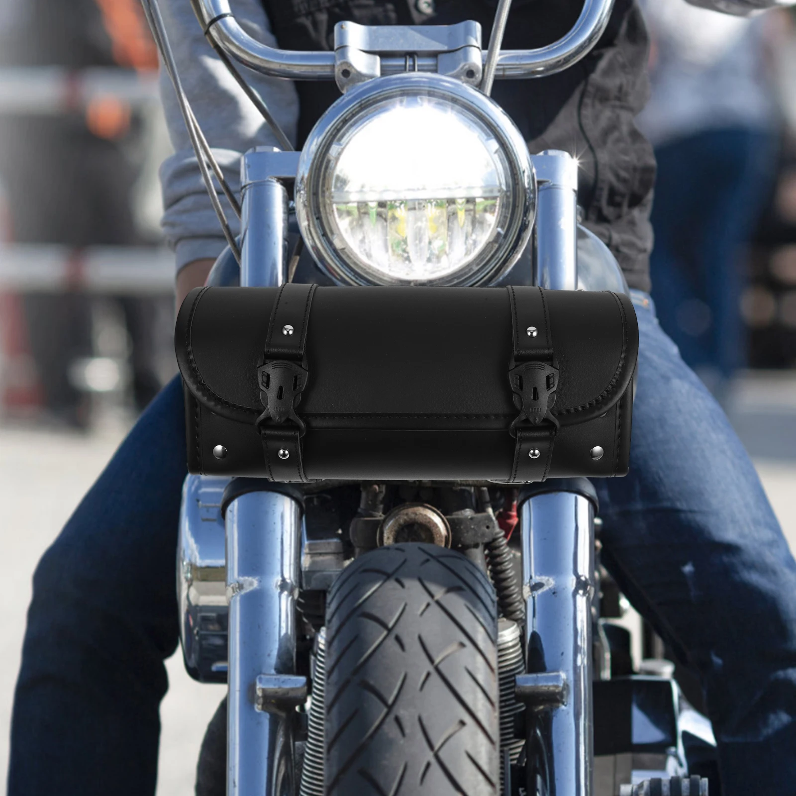 

Waterproof Rear Rack Bag Bike Pouch Frame Cycling Large Capacity for Storage Bikes