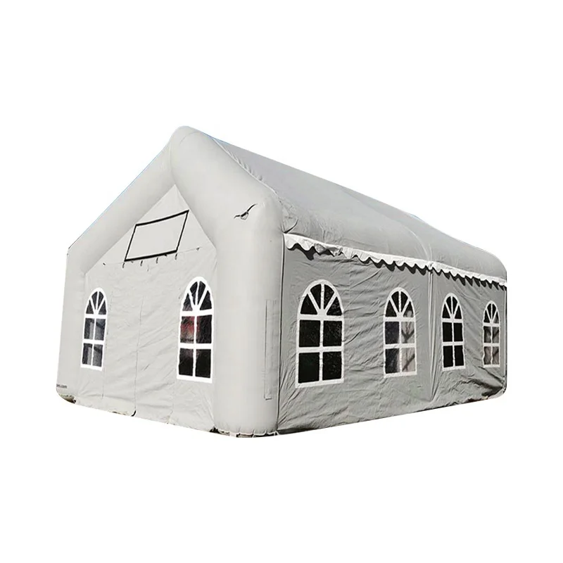 Customized giant inflatable big air ice cube bubble tent inflatable cube party wedding tent