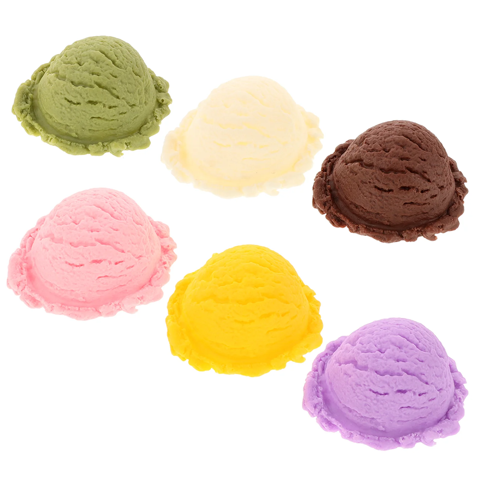 Ice Cream Ball Model Fake Decoration Artificial Food Balls Prop Cones Other Simulated Desserts
