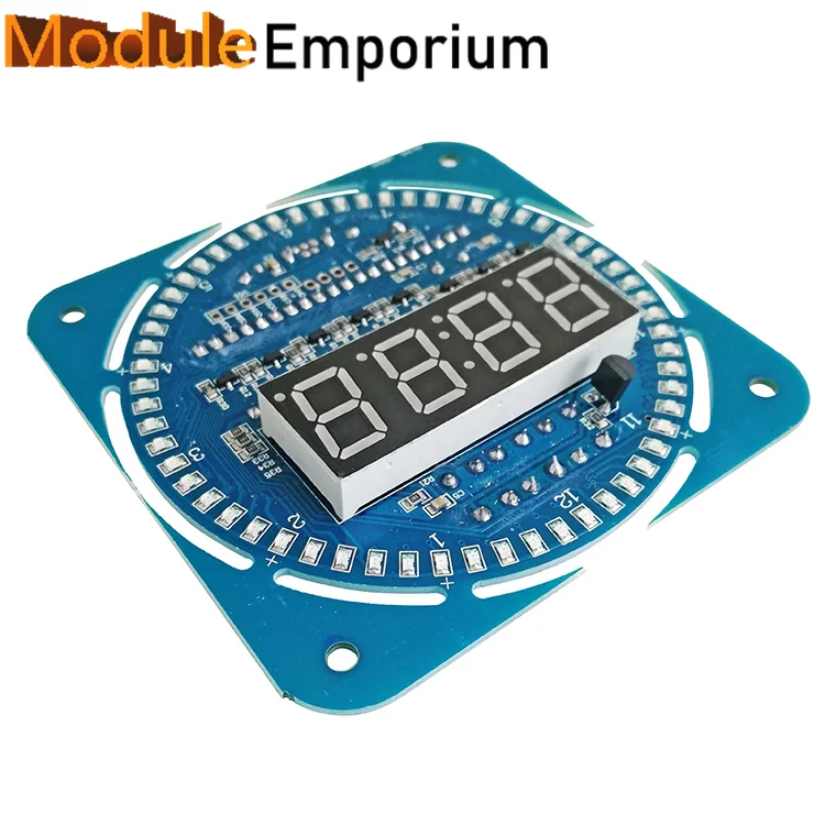 Rotating LED display creative electronic clock DIY DS1302