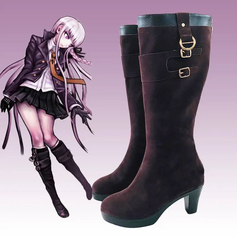 

Danganronpa Kirigiri Kyoko Обувь для косплея Сапоги ручной работы в стиле аниме