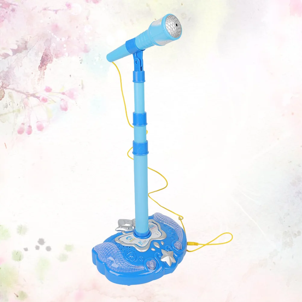 

Kid Microphone Toy Early Educational Karaoke Toy Singing Toy for for Girl Boy (Blue, Without )