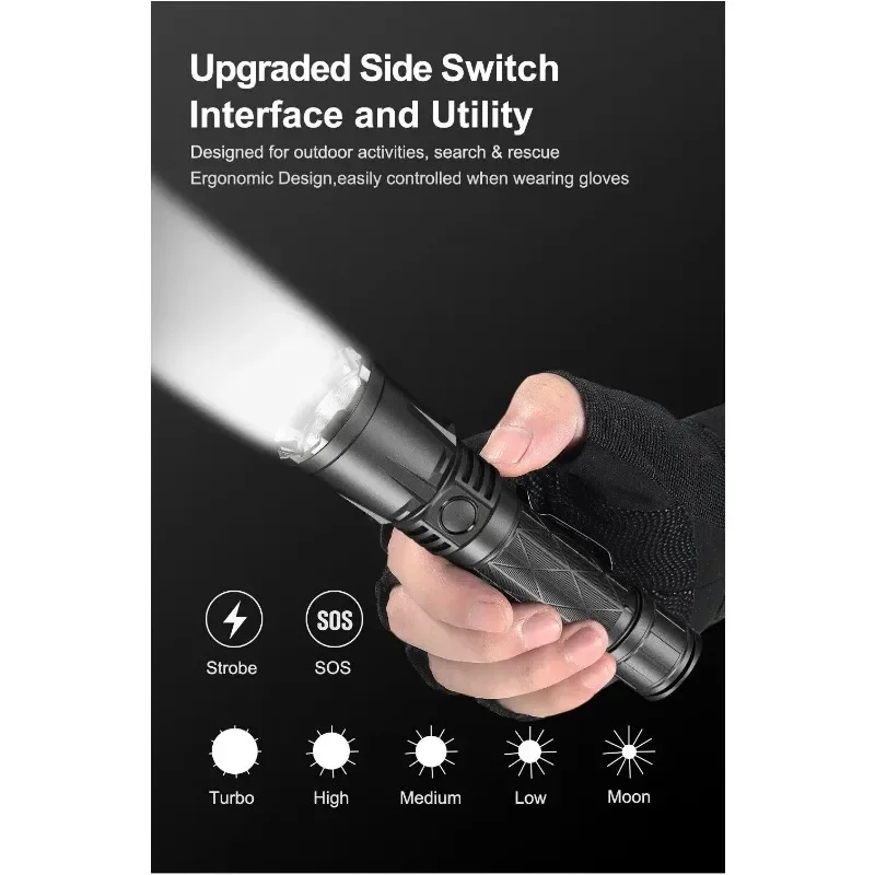 Klarus XT21X Pro 4400lms Senter Taktis Output Ekstrim Isi Ulang