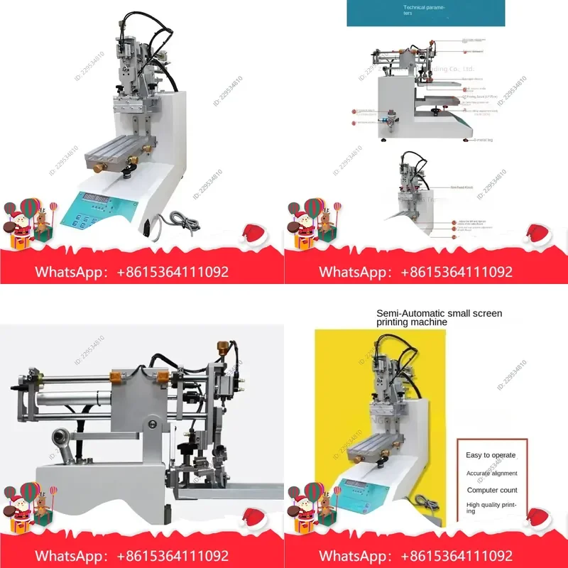 1pc High-Precision Semi-Automatic Pneumatic Screen Printing Machine for Industrial Use Compatible For Model，practical use