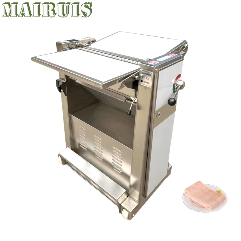 China Suppliers Pork Skin Cutting Removing Peel Peeling Processing Machine