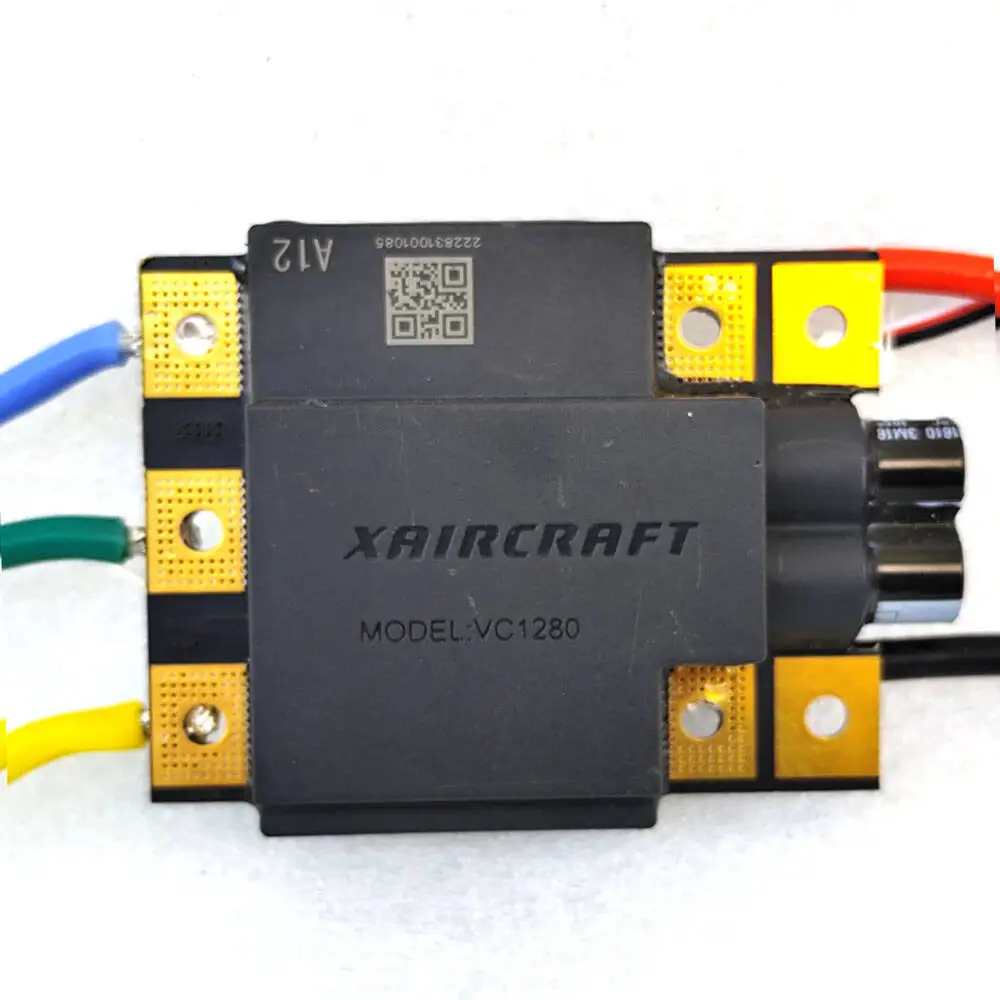 Motor sin escobillas de alto voltaje A12 FOC ESC 80A, Motor de avión multirotor para cortacésped DIY y cortacésped con protección de plantas de ala fija