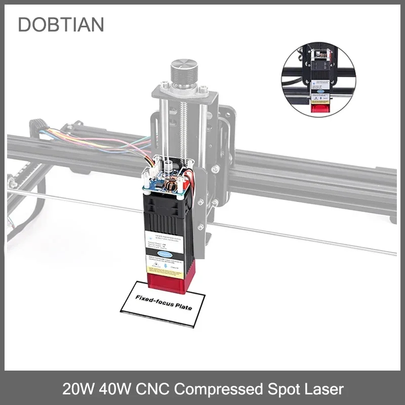 

20W/40W Laser Module Head Blue Light With TTL/PWM For 3018/3018 Max CNC Laser Cutting Machine DIY Wood Marking Printer Tool