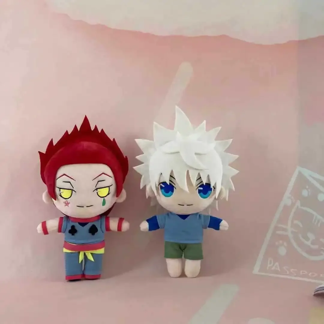 Anime Peripheral Products Hisoka Killua Zoldyck Soft Plush Workmanship Stuffed Doll Decoration Hobby Collectibles Gifts Friends