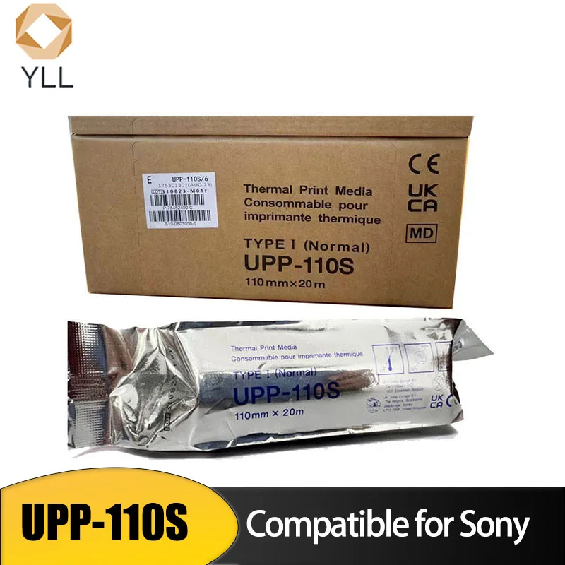 10 roll UPP-110S Thermal Printing Paper Roll Ultrasound Paper For Sony UP-890 UP-895MD UP-D895 UP-897MD UP- For Mitsubishi P91