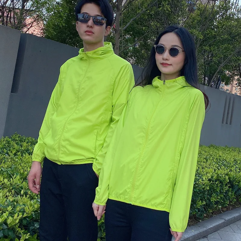 D9 Unisex Raincoat Outdoor Quick-Drying Waterproof Fishing Coat Sun Protection Jackets Lightweight Breathable Women Windbreaker