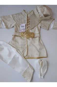 Conjunto Sehlut de concepto de lujo para niños musulmanes, vestido de sol, accesorios de ropa para circuncisión, 2023