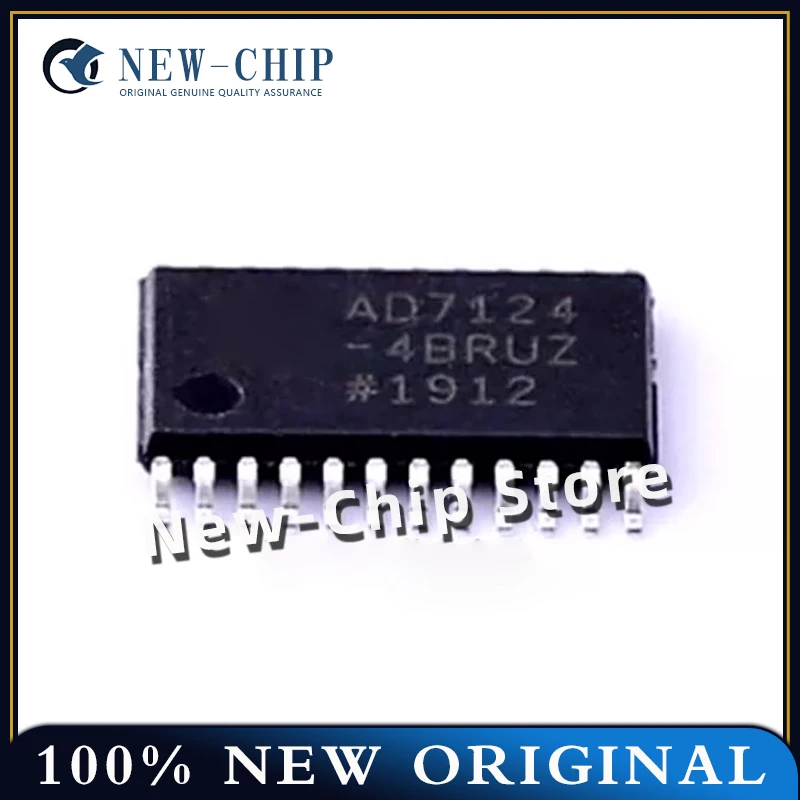 2PCS-20PCS/LOT  AD7124-4BRUZ-RL7   AD7124-4BRUZ   TSSOP-24  Analog-to-digital converter  New Original
