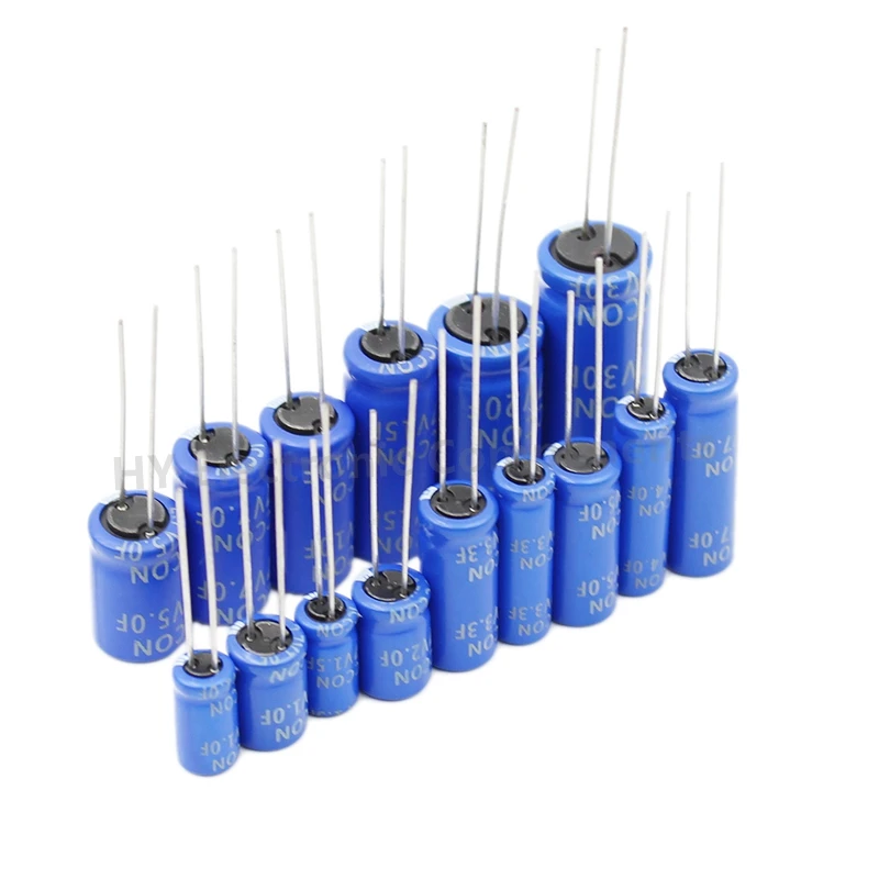 2PCS Fala Capacitor 2.7V 1.0F 1.5F 2.0F 3.3F 4F 5F 7.0F 10F 15F 20F Farah Capacitors Car Recorder capacitor Super