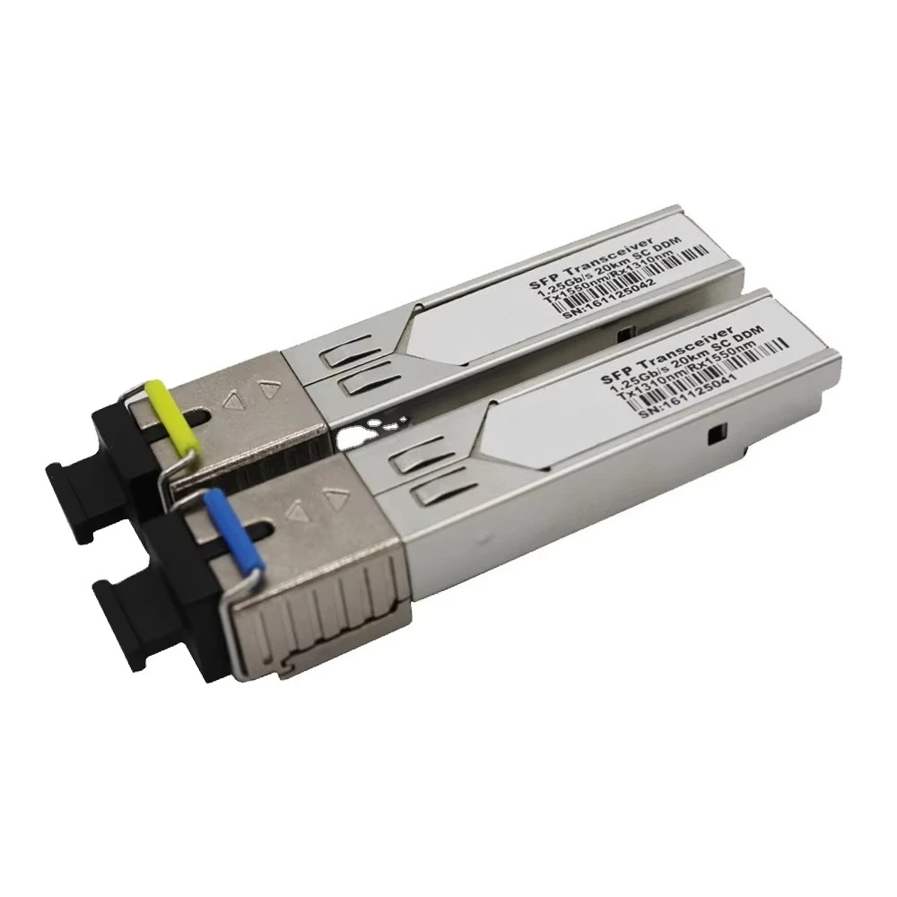 SFP Transceiver 1.25G Single Fiber Bi-Directional BIDI 1550/1310nm SC FTTX Use