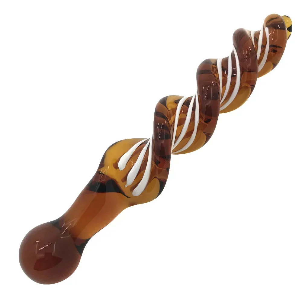 Insert Vagina Glass Crystal Dildo Anal Plug Lesbian Vaginal Clitoral Stimulation Stick Smooth Sex Toy For Female Masturbation