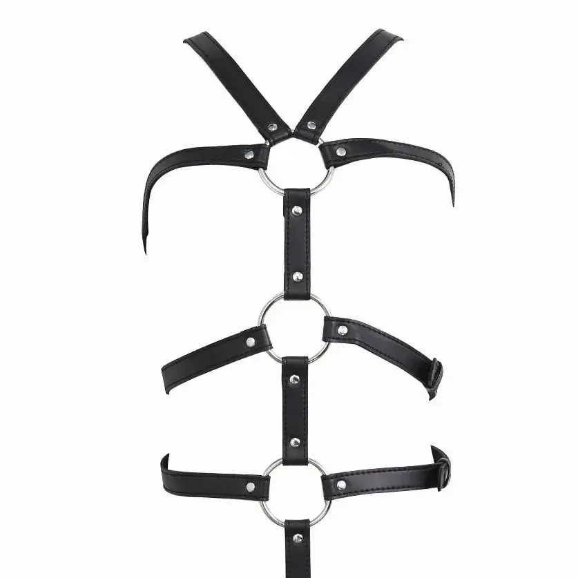 النساء حزام الموضة الشارع نمط عبودية الجسم تسخير الثدي الشرير أحزمة الزخرفية تسخير القوطية حزام الملابس Accessoreis #6