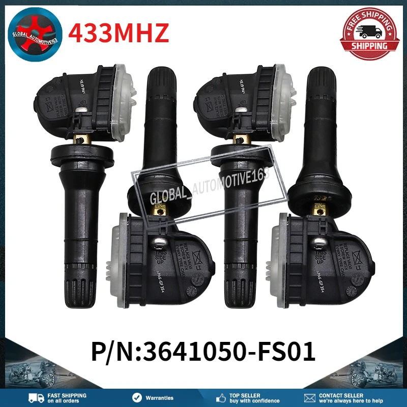 

TPMS Sensor 3641050-FS01 For DFSK Landian E5 S513 Fencon 500 580Pro E3 AITO M5 M9 SERES SF5 433Mhz Tire Pressure Monitor Systems