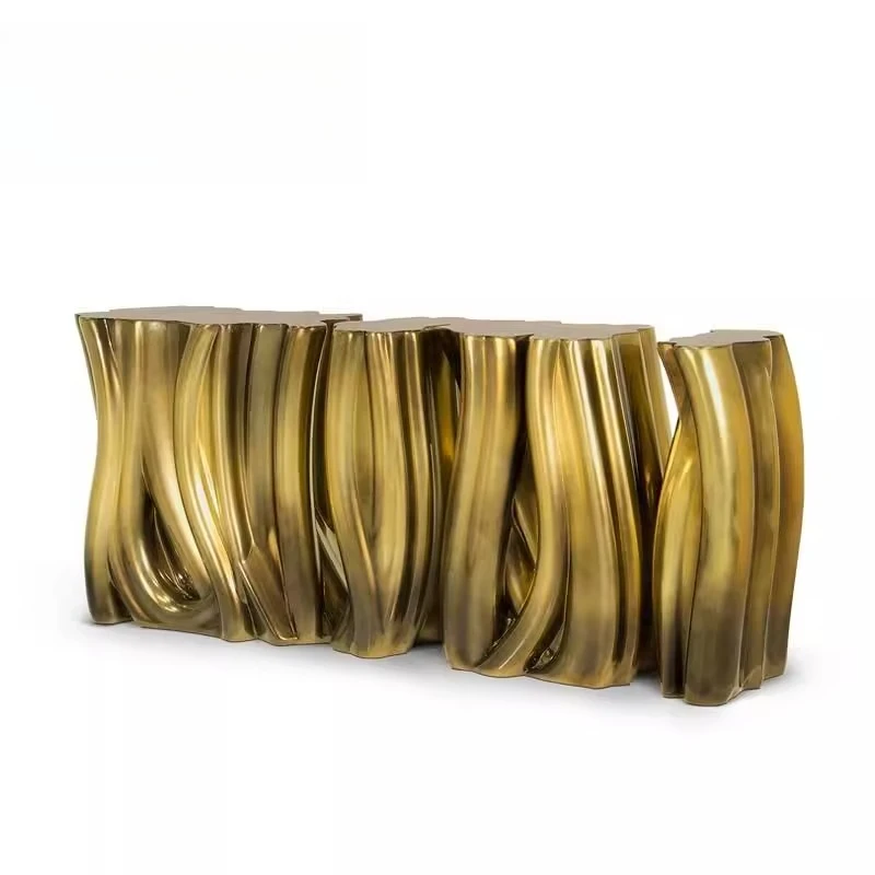 

FRP entrance table, living room entry special-shaped entrance table, Italian-style entrance hall wall decoration