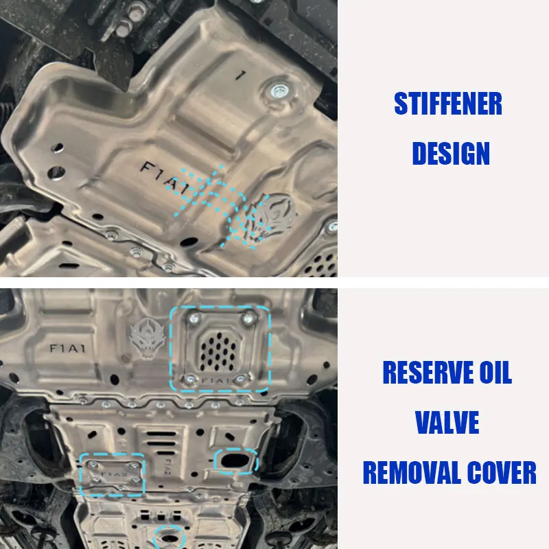 For Toyota 2024 LC250 Prado Cargo Cover Aluminum Engine Guard Bottom Skid Plates Underbody Protection Accessories