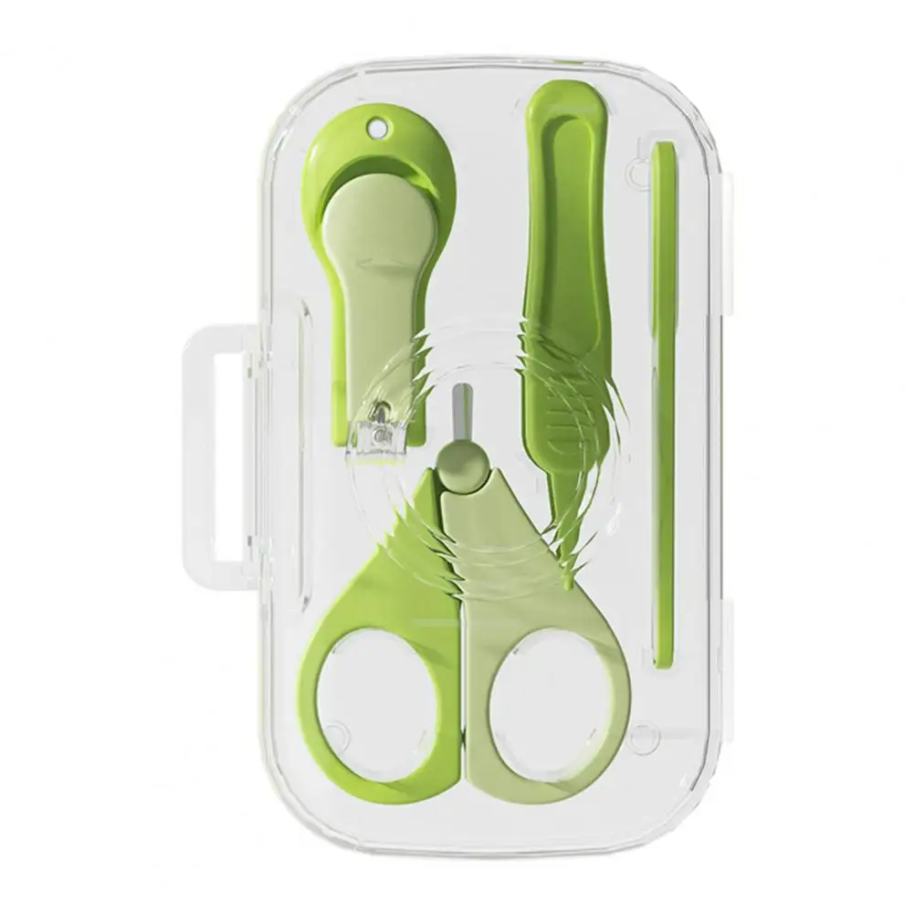 Newborn Nail Grooming Kit Baby Nail Kit Set with Clipper Scissor File Tweezer for Newborns Toddlers Mother's Day Gift for Infant