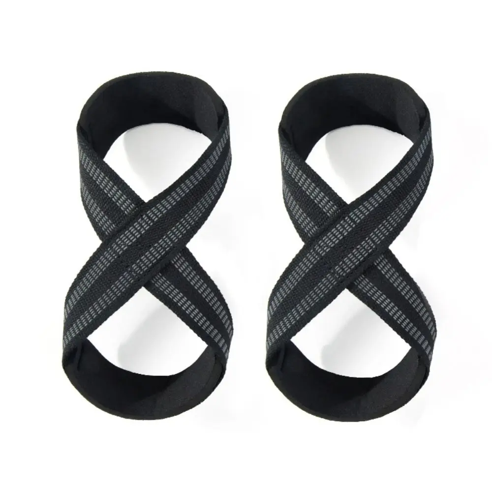 

Band Gym Fitness Straps Weight Lifting Wrist Straps Weightlifting Assist Belt Deadlift Wrist Straps 8-shaped Booster Belt