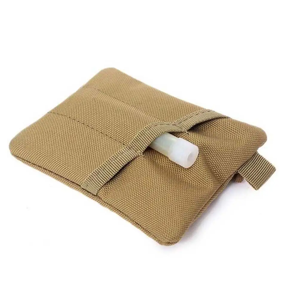 EDC Pouch Men Card Pouch Key Card Holder Mini Coin Purse Outdoor Waist Bag Travel Zipper Waist Bag Camping Wallet Pouch Wallet