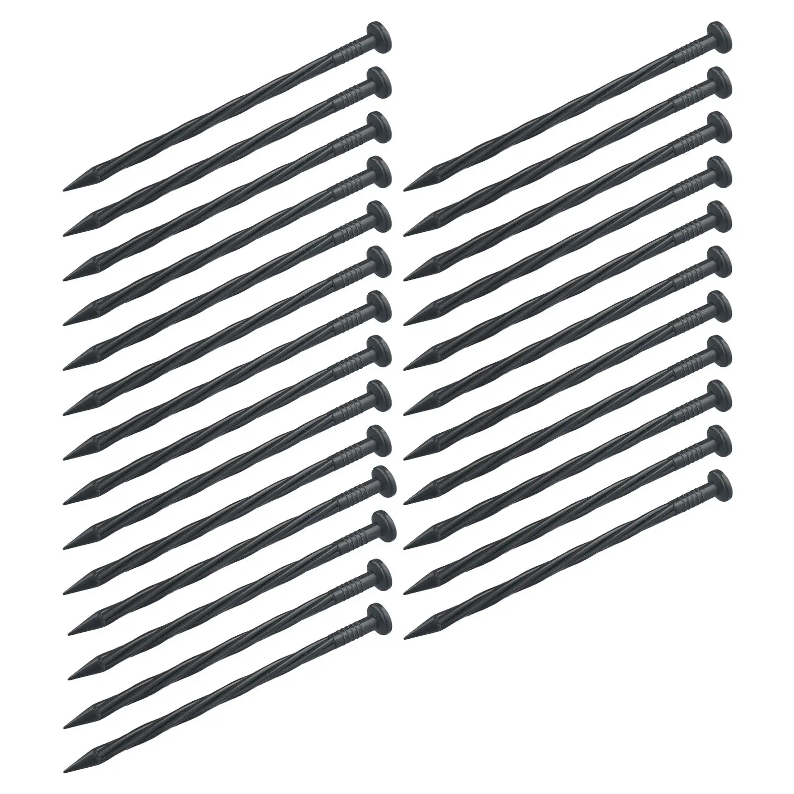 Pointed Tips Sufficient Quantity Garden Ground Nails Fixed Anchor Bolts Cm Colour Black Fitment Garden Plastic