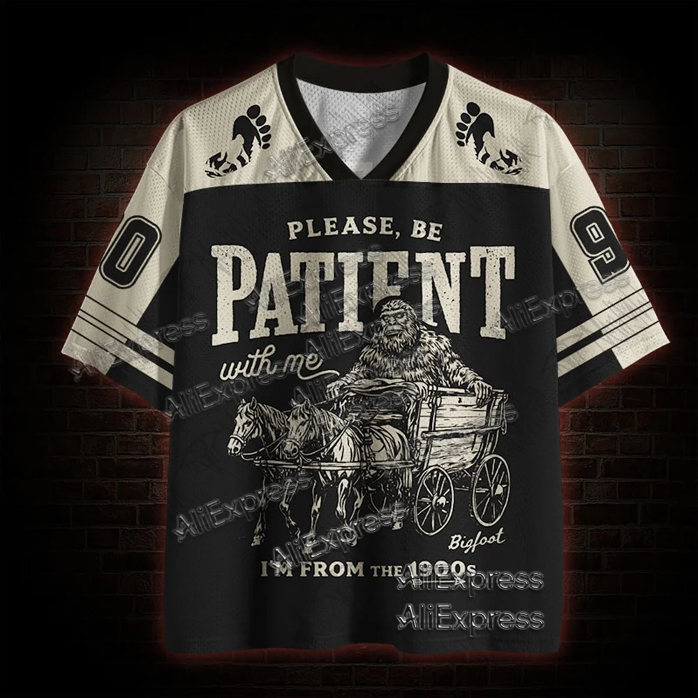 Hot Selling Street Fashion Quick Drying Mesh Sportswear, Adult and Children's V-neck Breathable T-shirts, Horror Movie Series