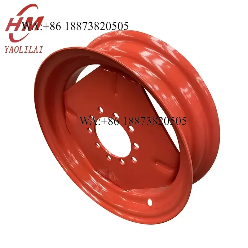 4.5x16 Steel Front Rear Farm Tractor Wheels Hub Tires with Rims Lug for Adjustment for Agriculture Equipment