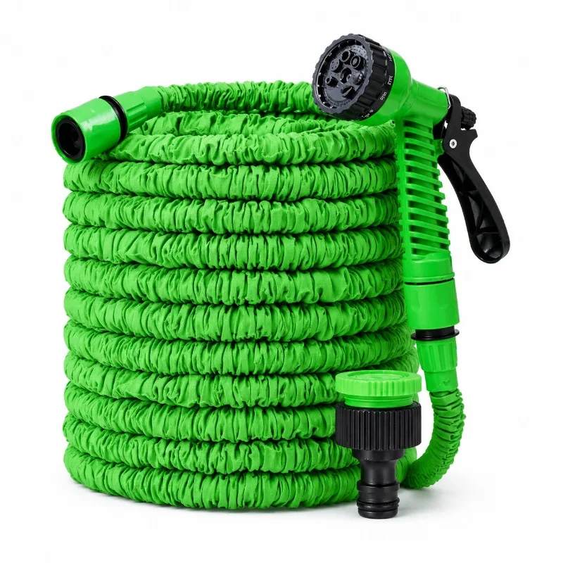 Langlebiger Einziehbarer Magischer Wasserschlauch mit Sprühdüse Hochdruck-Gartenschlauch für Autowäsche Pflanzenbewässerung Haushaltsreinigung – Detail 6