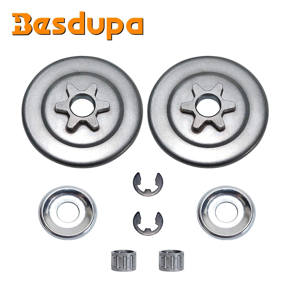 

3/8 6T Clutch Drum Sprocket Washer E-Clip Kit for STIHL Chainsaw MS170 MS180 MS210 MS230 MS250 017 018 021 023 025 1123 640 2003