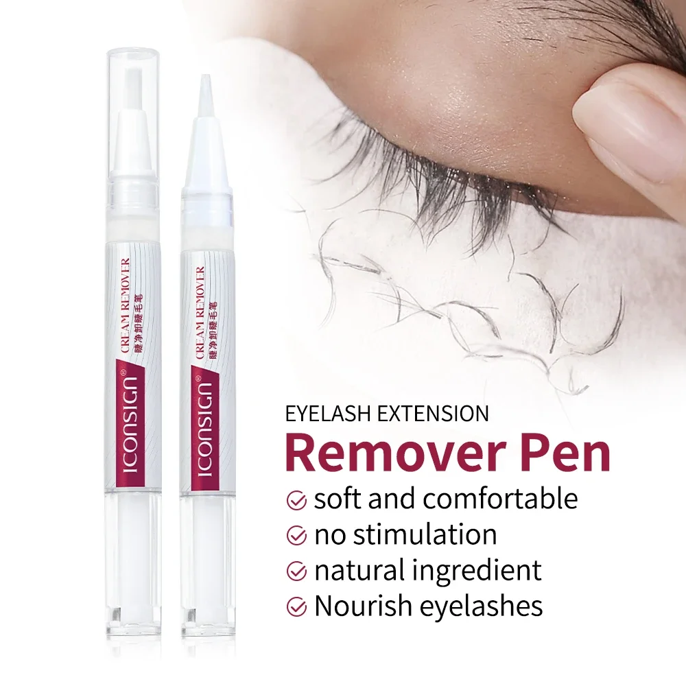 New Arrival 5ml Eyelash Glue Remover Pen Fastest Eyelash Extension Remover Reusable Adhesive Soft False Eyelash Remover Makeup