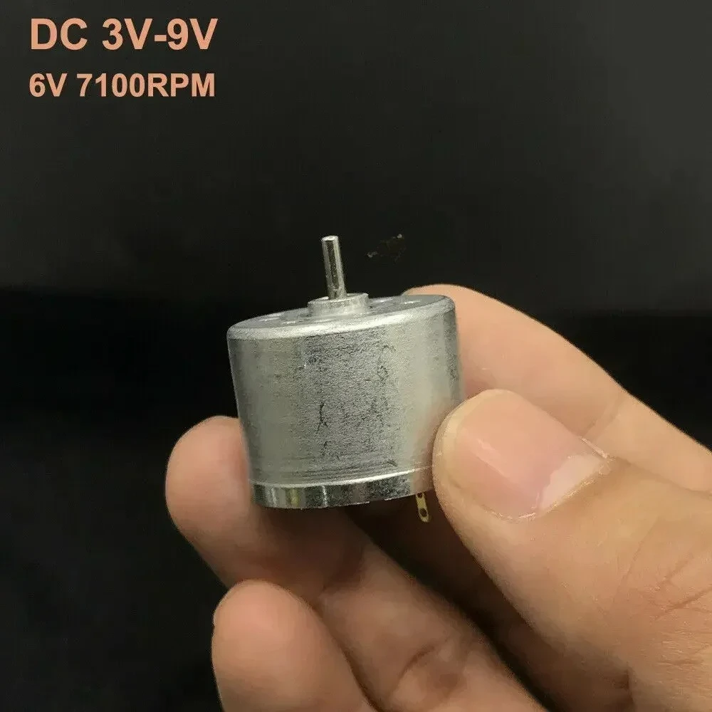 Micro  Small 310 Motor  DC 3V 6V 9V D/V5.9 Micro Mini 24mm Round Spindle Electric Motor RF-310T-11400 Motor 2mm Diameter Shaft