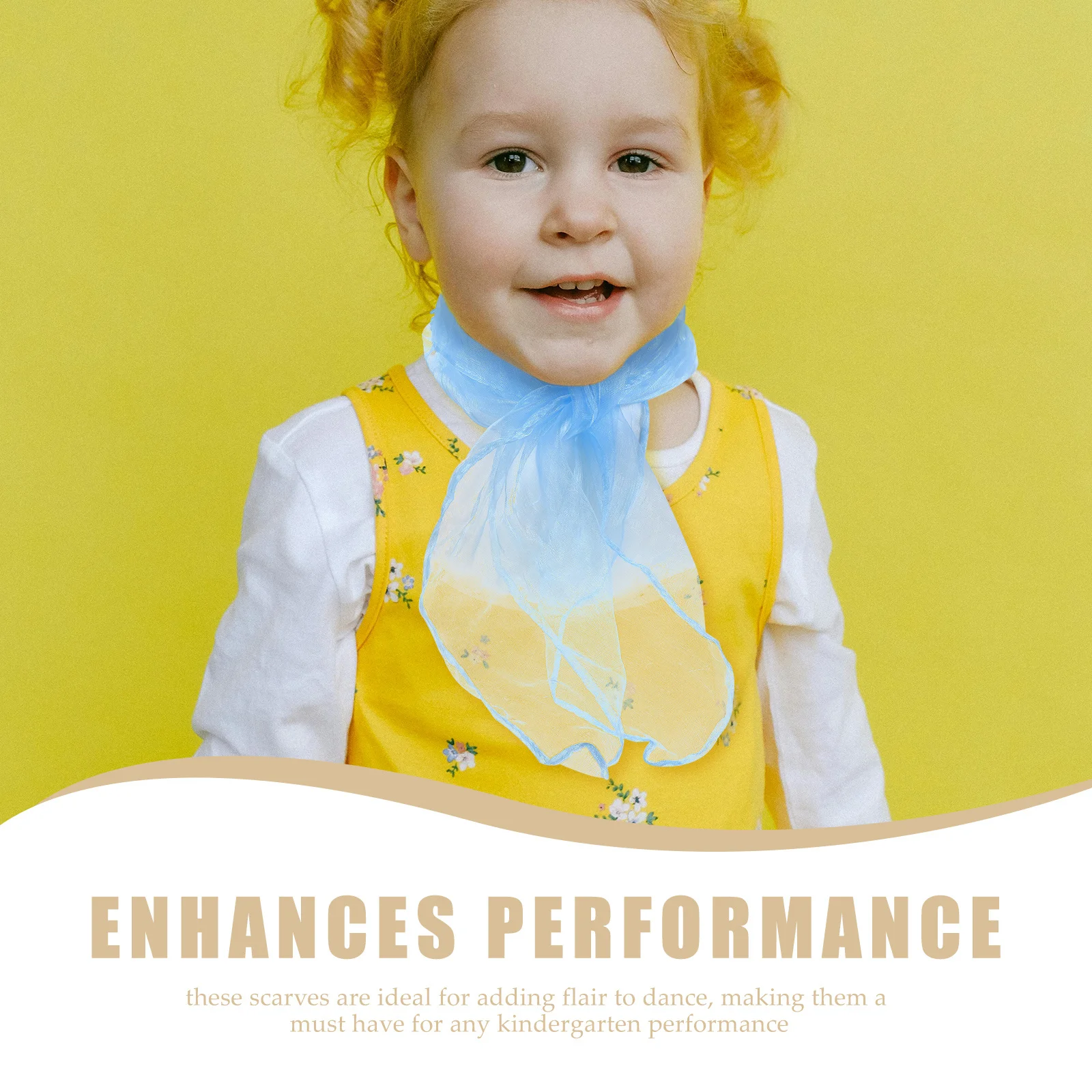 12 قطعة الرقص 60X60 سنتيمتر مشرق اللون مربع شعوذة الأوشحة لأداء تأثيري تشغيل الموسيقى الرقص الدعائم بلون