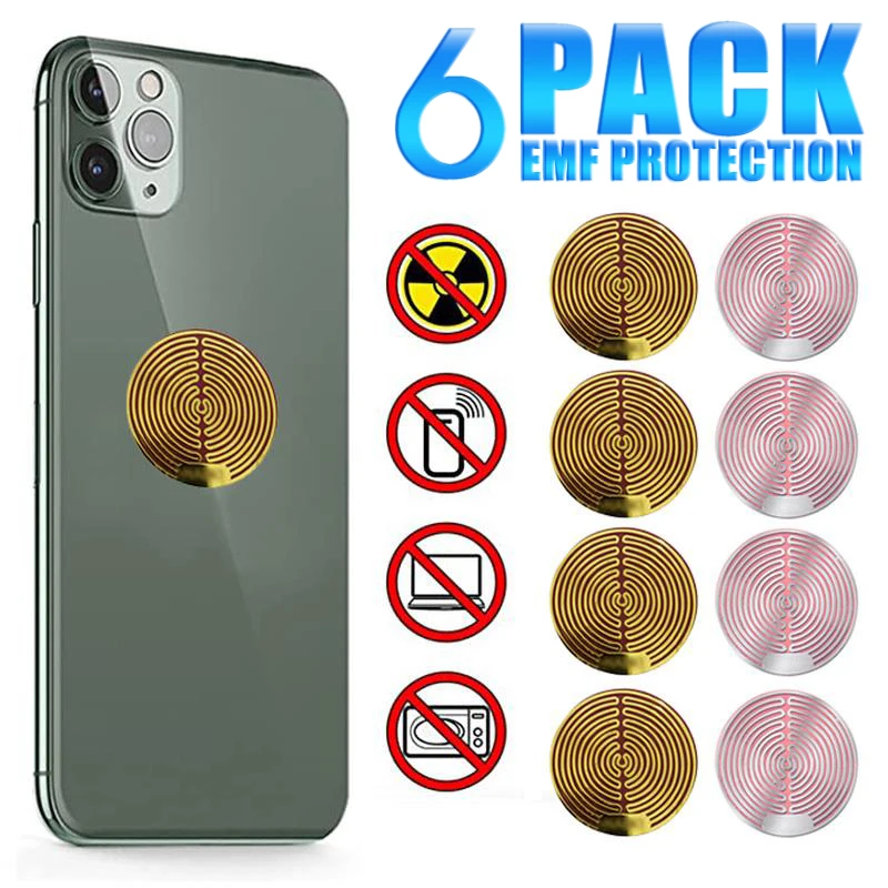 New EMF Protection ANTI-Radiation Stickers Cell Phone Shields For Smart Phone Laptops Computer IPad And All Electronic Devices