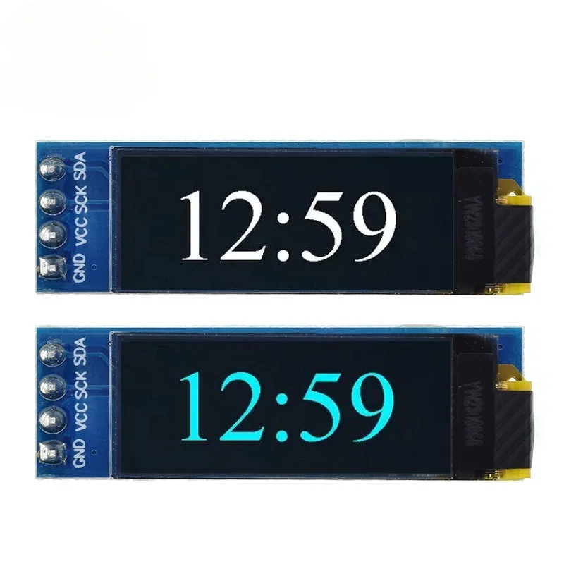 

0.91 Inch OLED LCD Display Module IIC 12832 LCD Display Device, Compatible with 3.3V-5V